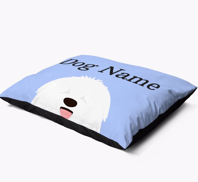 'Peeking Yappicon' - Personalised {breedFullName} Dog Bed